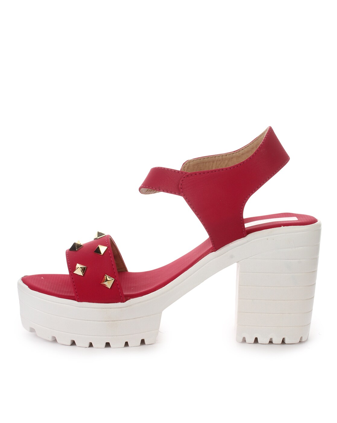 Buy LONDON STEPS Women Black Embellished Sandals - Heels for Women 13897100  | Myntra