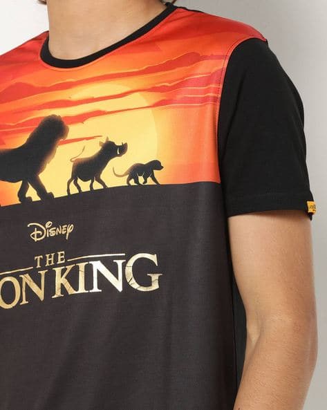 Logos Disney Pull And Bear Disney T Shirt Lion King Print Crew