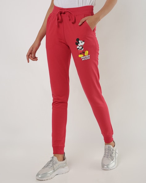 Buy Pink Track Pants for Women by Disney Online