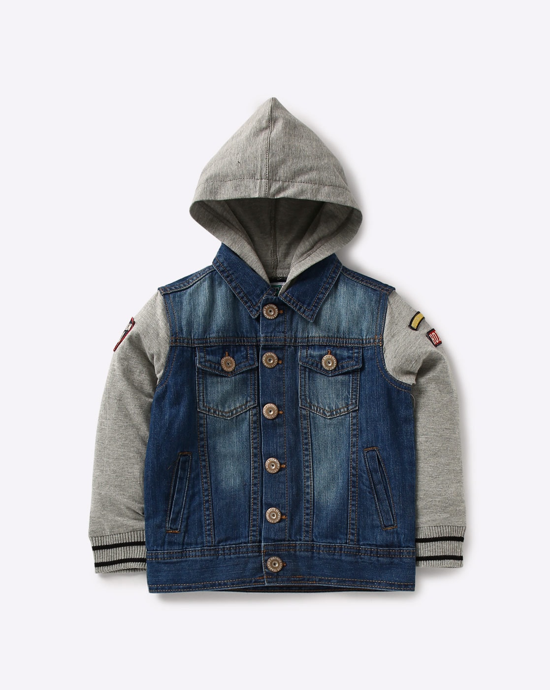 Buy Kids Girls Denim Jacket Boys Jean Jacket Hooded Coat Stylish Fashion  Trendy Outwear Cowboy Overcoat, Age 2-14 Online at desertcartINDIA