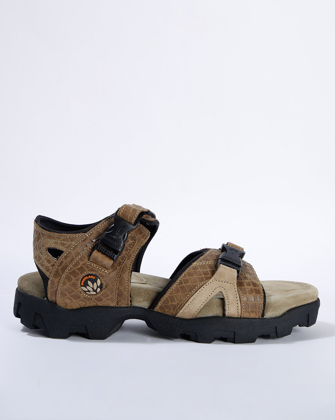 woodland men's khaki casual sandal
