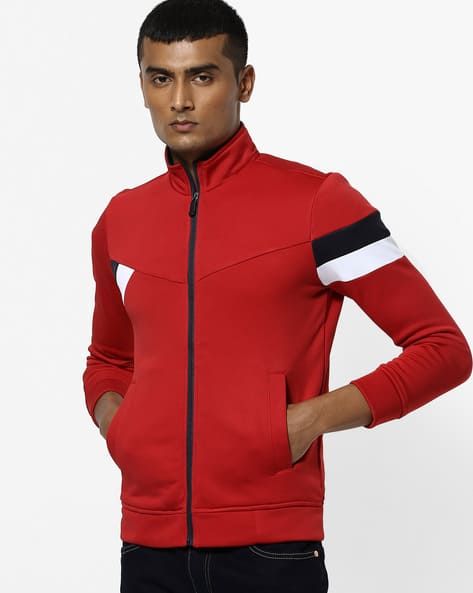 Panelled Zip-Front Jacket