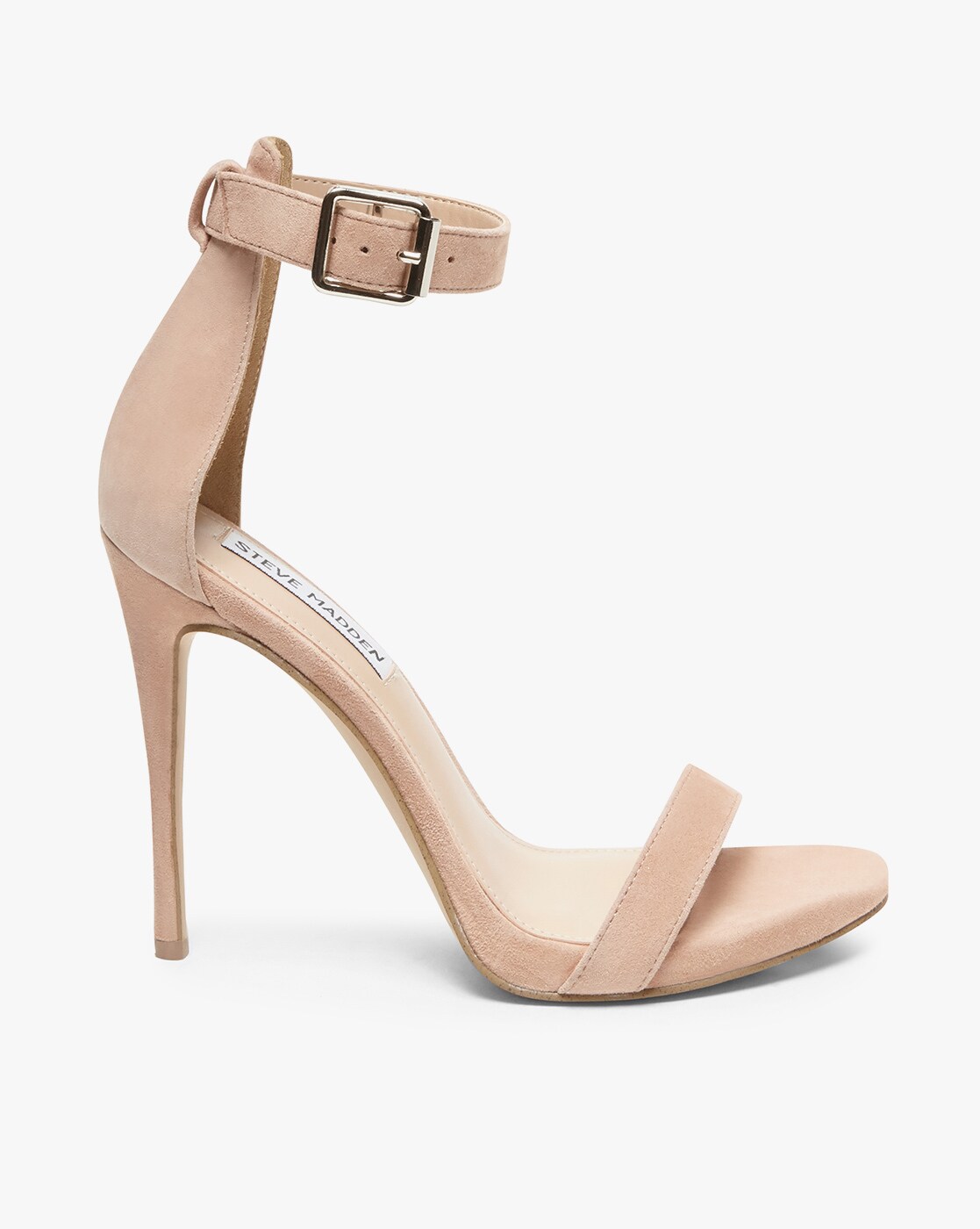 ankle strap nude heels