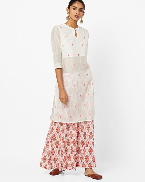 Buy Multicoloured Kurta-Bottom Set for 