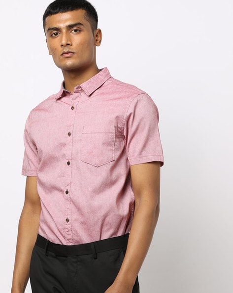 Rust pink 2025 shirt mens