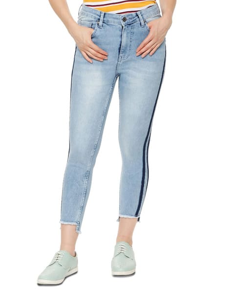 Buy Blue Jeans Jeggings for Women by PEOPLE Online
