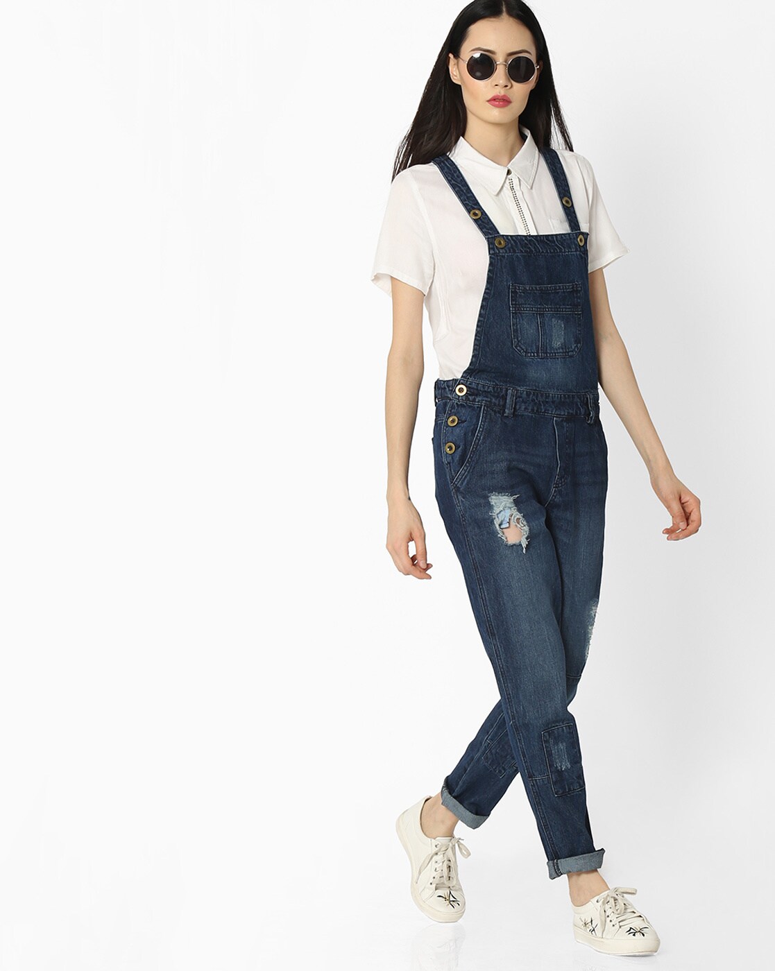 Denim Maternity and Nursing Dungarees dark denim order online | Mamarella