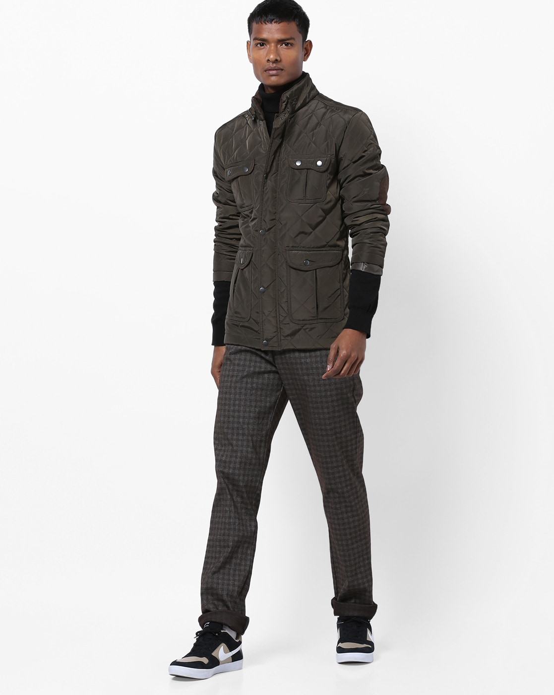 Buy Red Tape Dark Olive Regular Fit Jacket for Men's Online @ Tata CLiQ