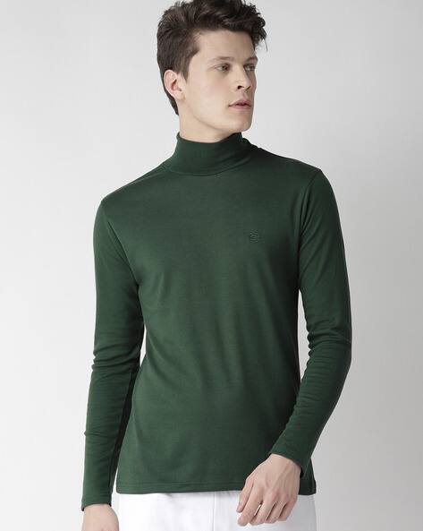 high neck t shirt for mens online
