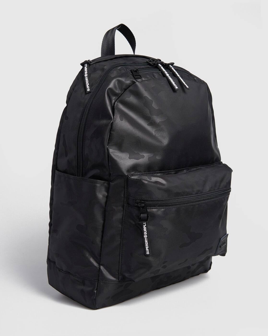 superdry leather backpack