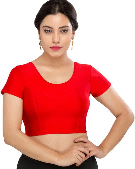 Buy Red Blouses for Women by SALWAR STUDIO Online