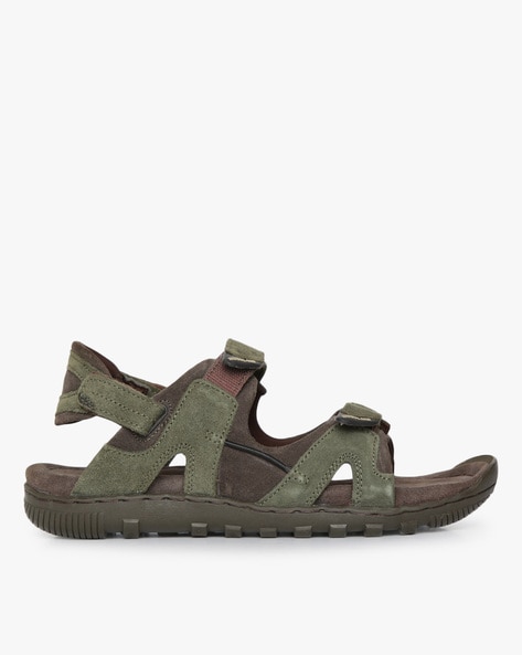 woodland olive green sandals