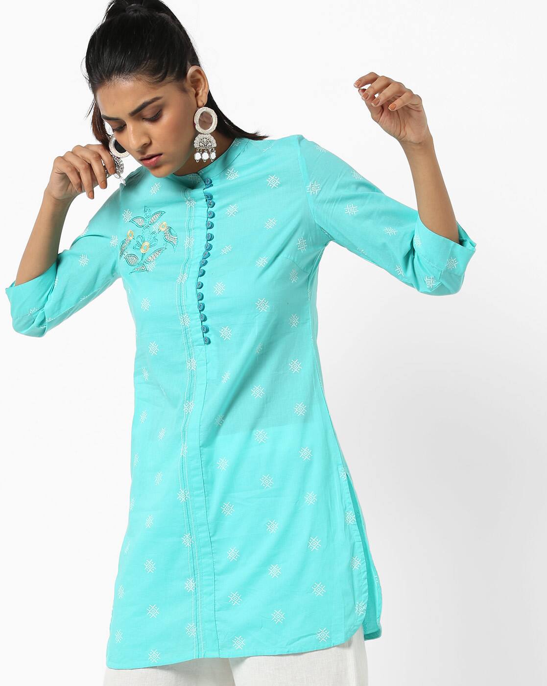 Share 96+ ajio blue kurti thtantai2