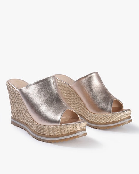 London typisk undertøj Buy Rose Gold Heeled Sandals for Women by CATWALK Online | Ajio.com