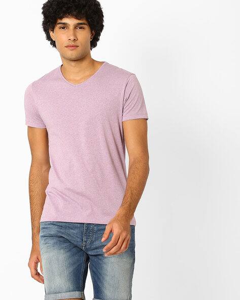 Buy Lavender Tshirts for Men by Jack 