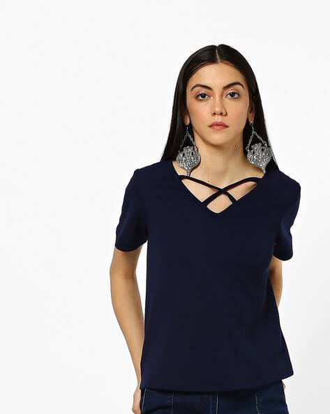Buy Blue Tops for Women by AARA Online 