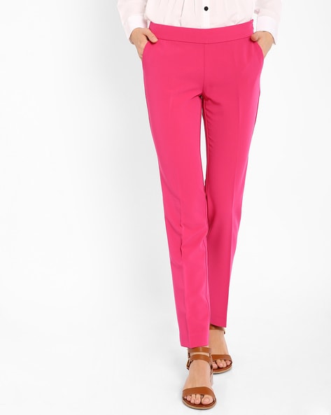 Buy Brown Trousers & Pants for Women by FabbibaPrints Online | Ajio.com
