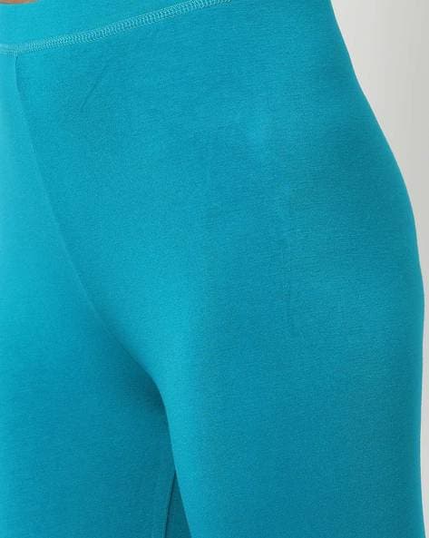 Mid-Rise Leggings with Elasticated Waist