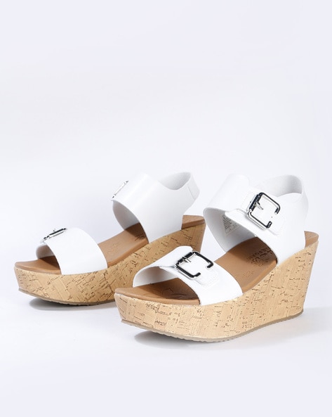 Skechers white outlet wedges