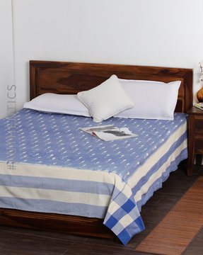 Buy Blue Bedsheets For Home Kitchen By Indie Picks Online Ajio Com