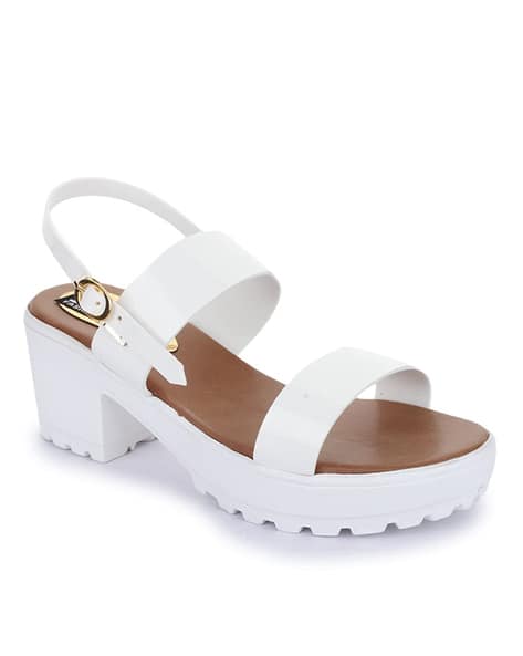 Strappy Chunky-Heeled Sandals (Image - 2)