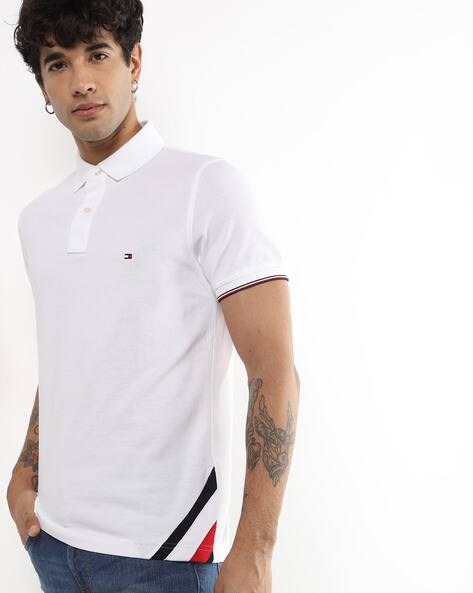 tommy hilfiger white polo