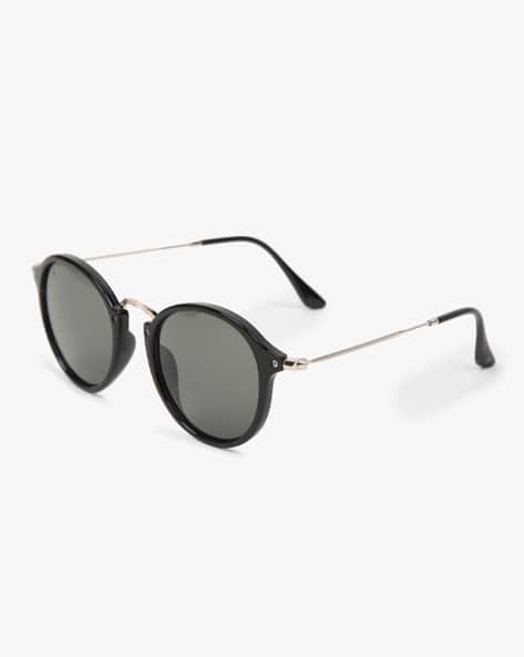 UV-Protected Full-Rim Round Sunglasses (Image - 2)