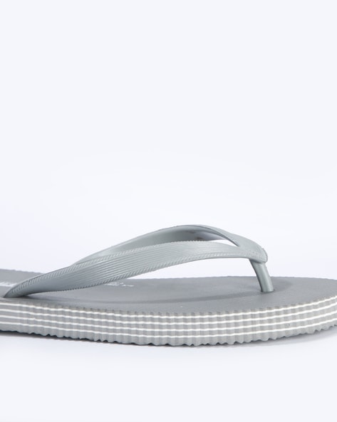 Buy Grey Flip Flop Slippers for Men by FRISBEE Online Ajio