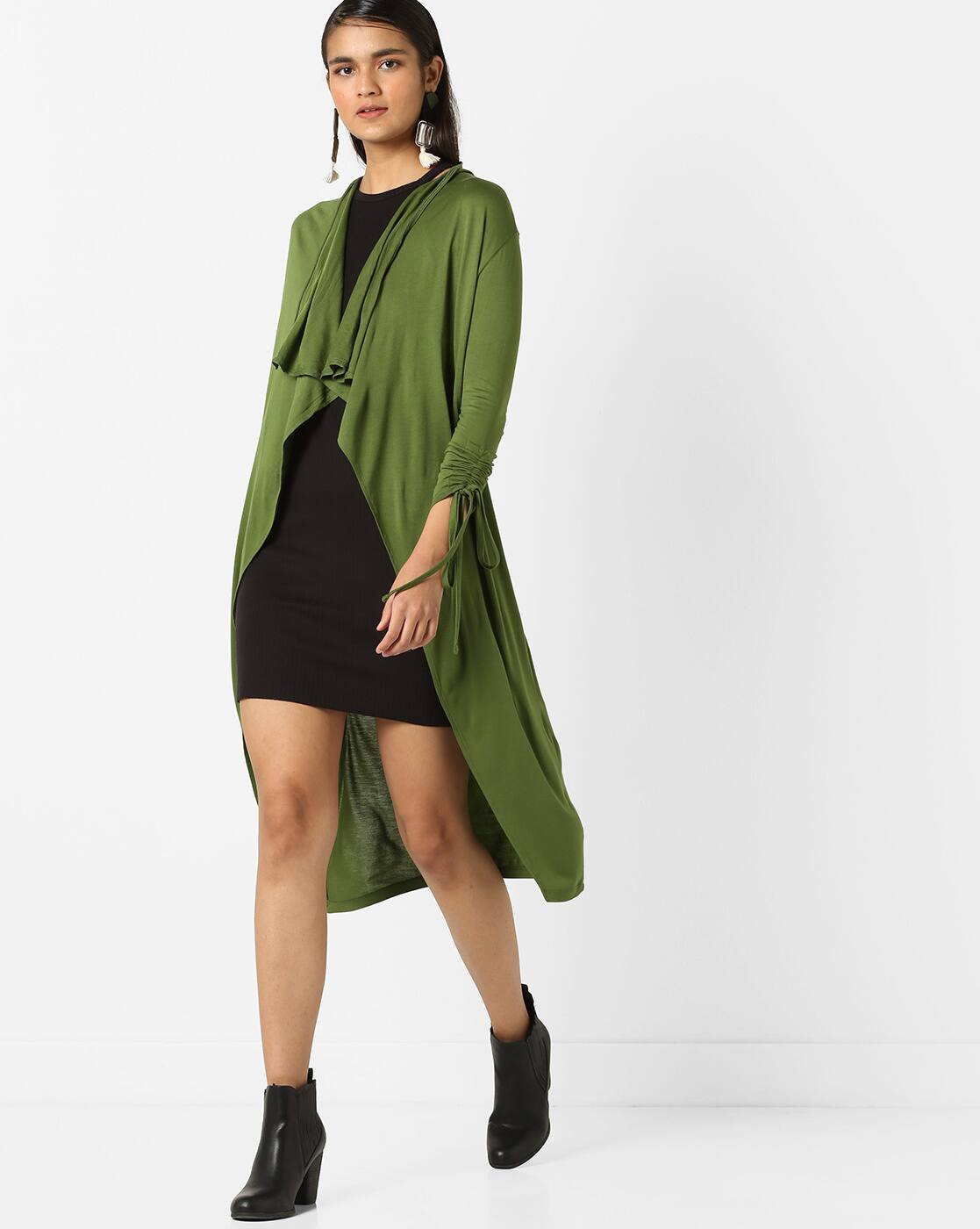 Buy Olive Green Shrugs \u0026 Jackets for 