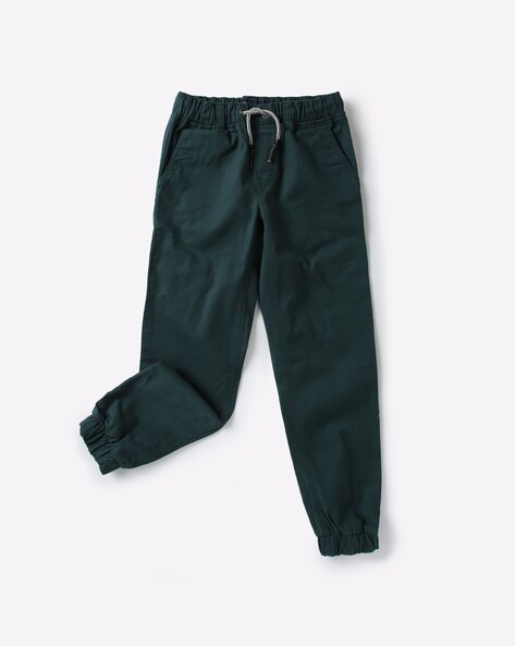 Mid-Rise Slim Fit Joggers with Insert Pockets