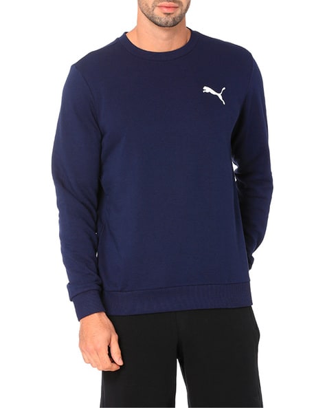 navy puma sweatshirt