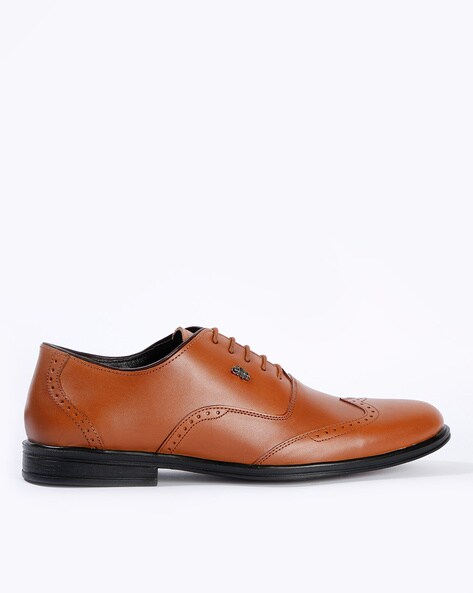 allen cooper tan formal shoes