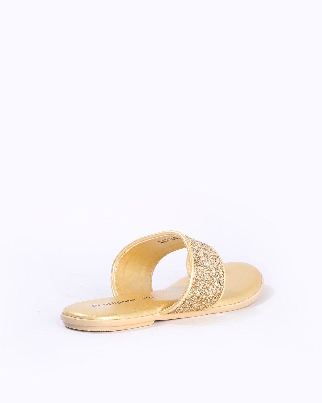 Buy Women Gold Casual Slippers Online | SKU: 32-1540-15-36-Metro Shoes