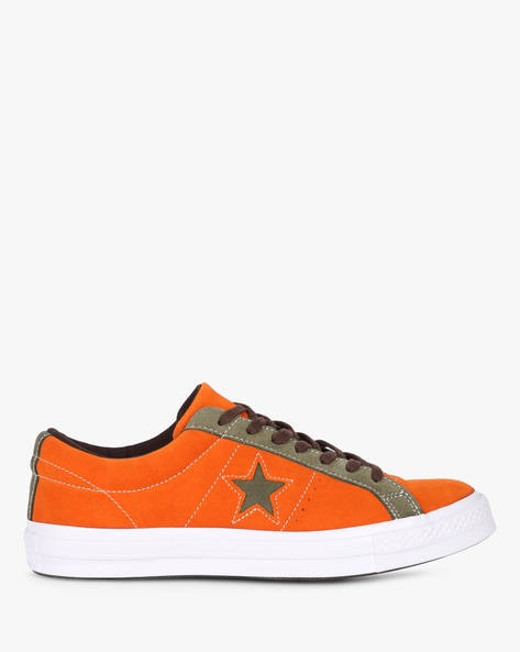 One star suede low top sales sneaker