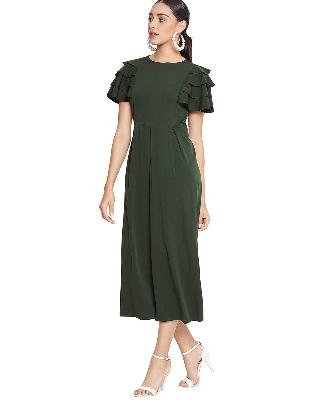 cropped jumpsuit with sleeves