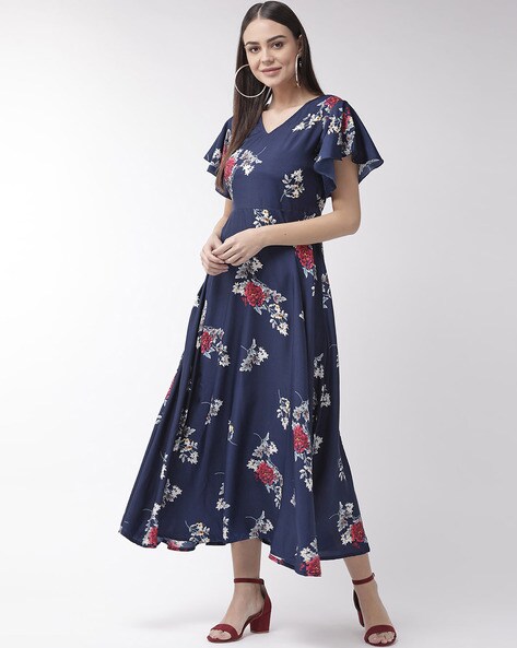 Floral Print Maxi Dress