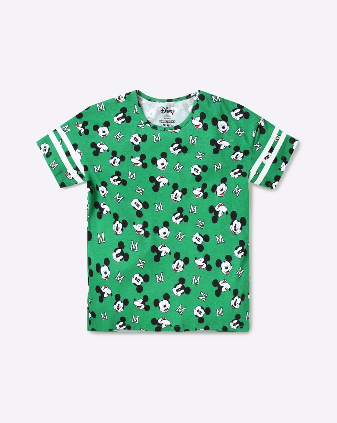 green mickey mouse shirt