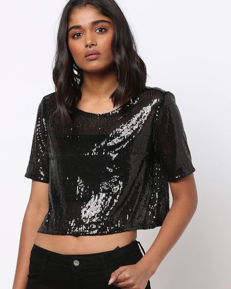 Buy Black Tops for Women by ONLY Online