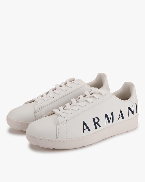 armani white shoes