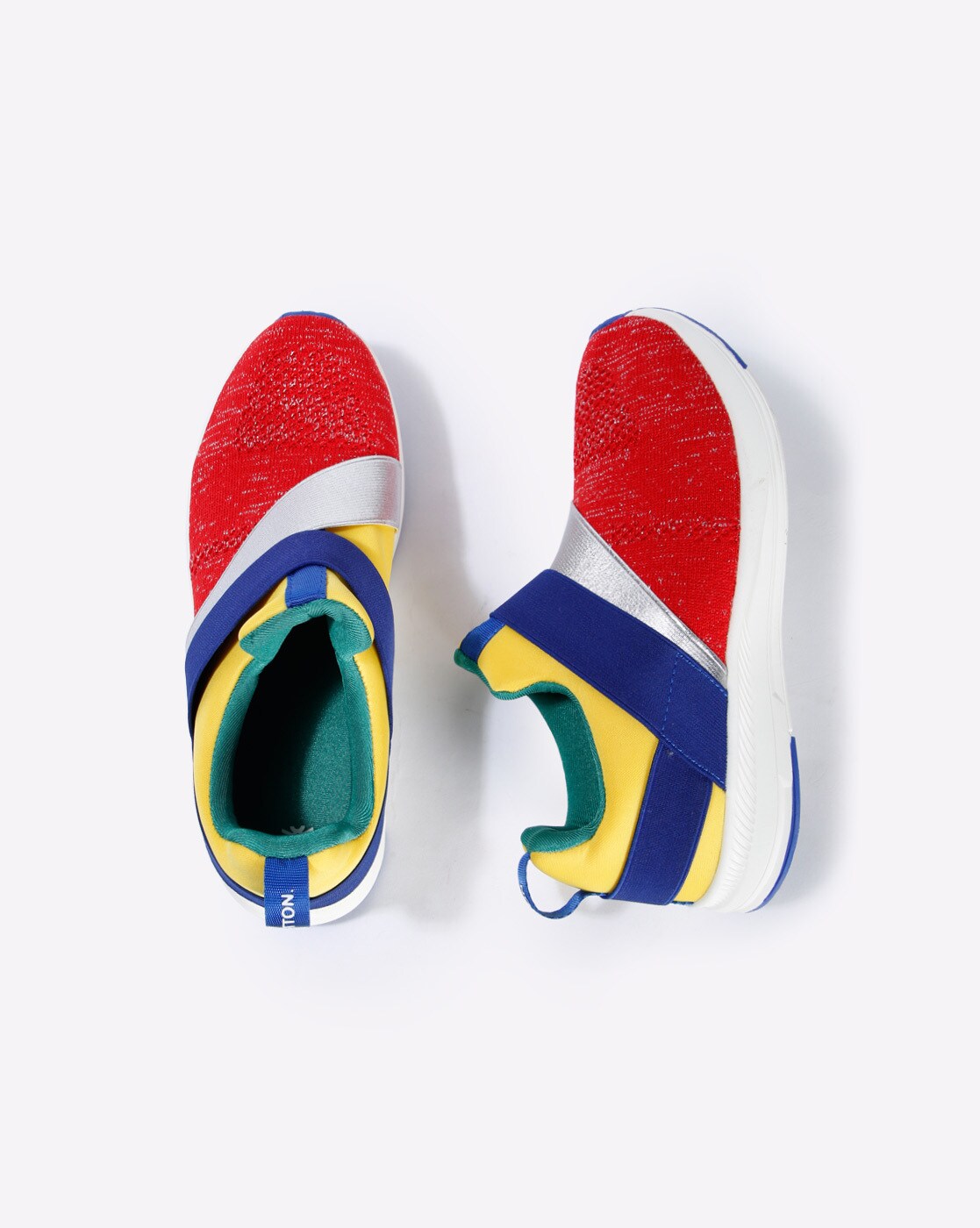 united colors of benetton red sneakers