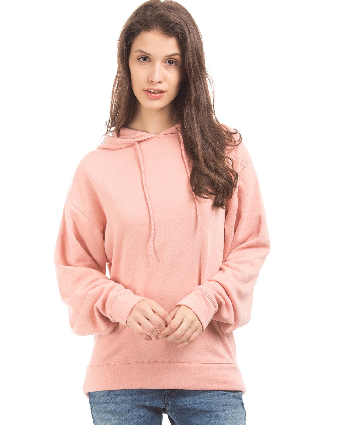 light pink sweatshirt womens