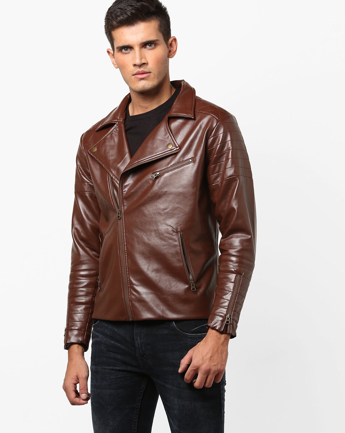 Brown Leather Jacket | Leather jacket Mens | Sculpt Australia | – Sculpt Leather  Jackets