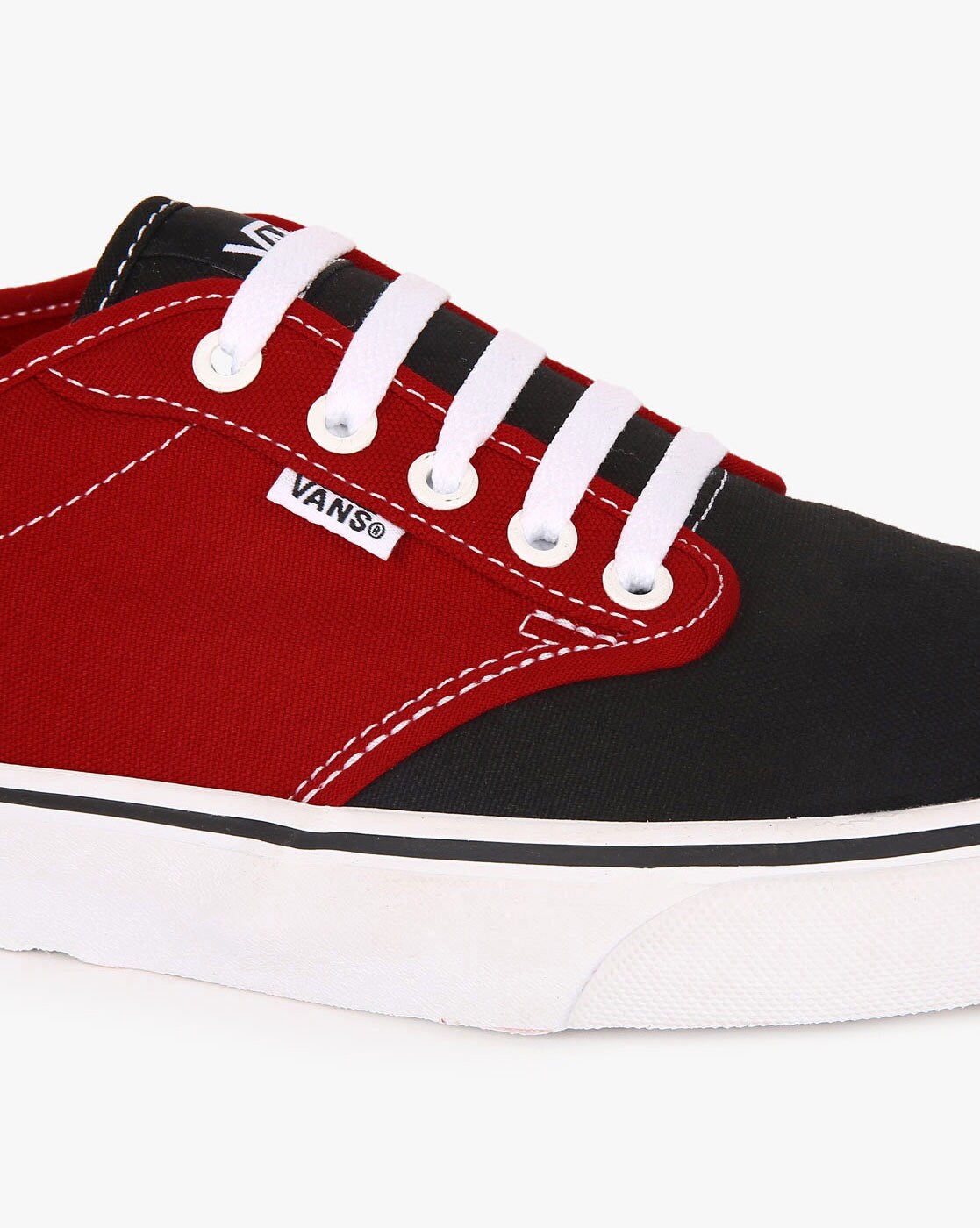 vans red white and black