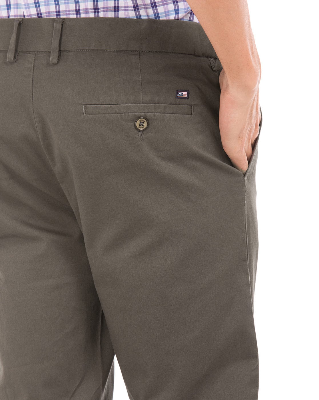 Buy USPA Tailored Men Adjustable Waist Slim Fit Trousers  NNNOWcom