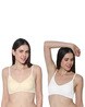 Bra Rofas Exports Bisma Cotton Bra Non Padded Adjustable Strap Hosiery  Brassiere at Rs 102/piece, Cotton Bra in Tiruppur