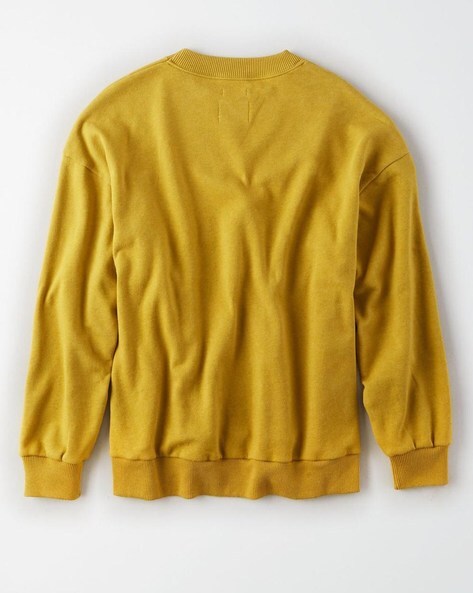 American eagle yellow sweatshirt best sale