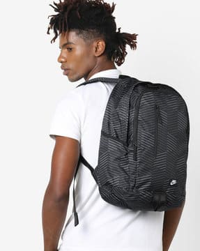 Striped Laptop Backpack