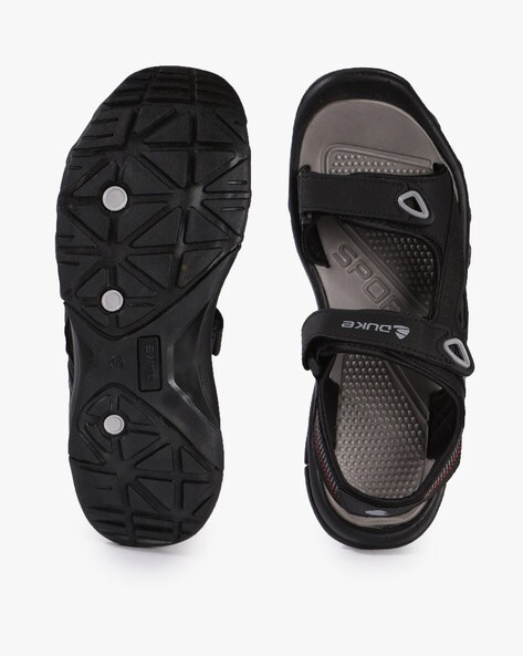 Buy Black Sandals for Men by DUKE Online Ajio