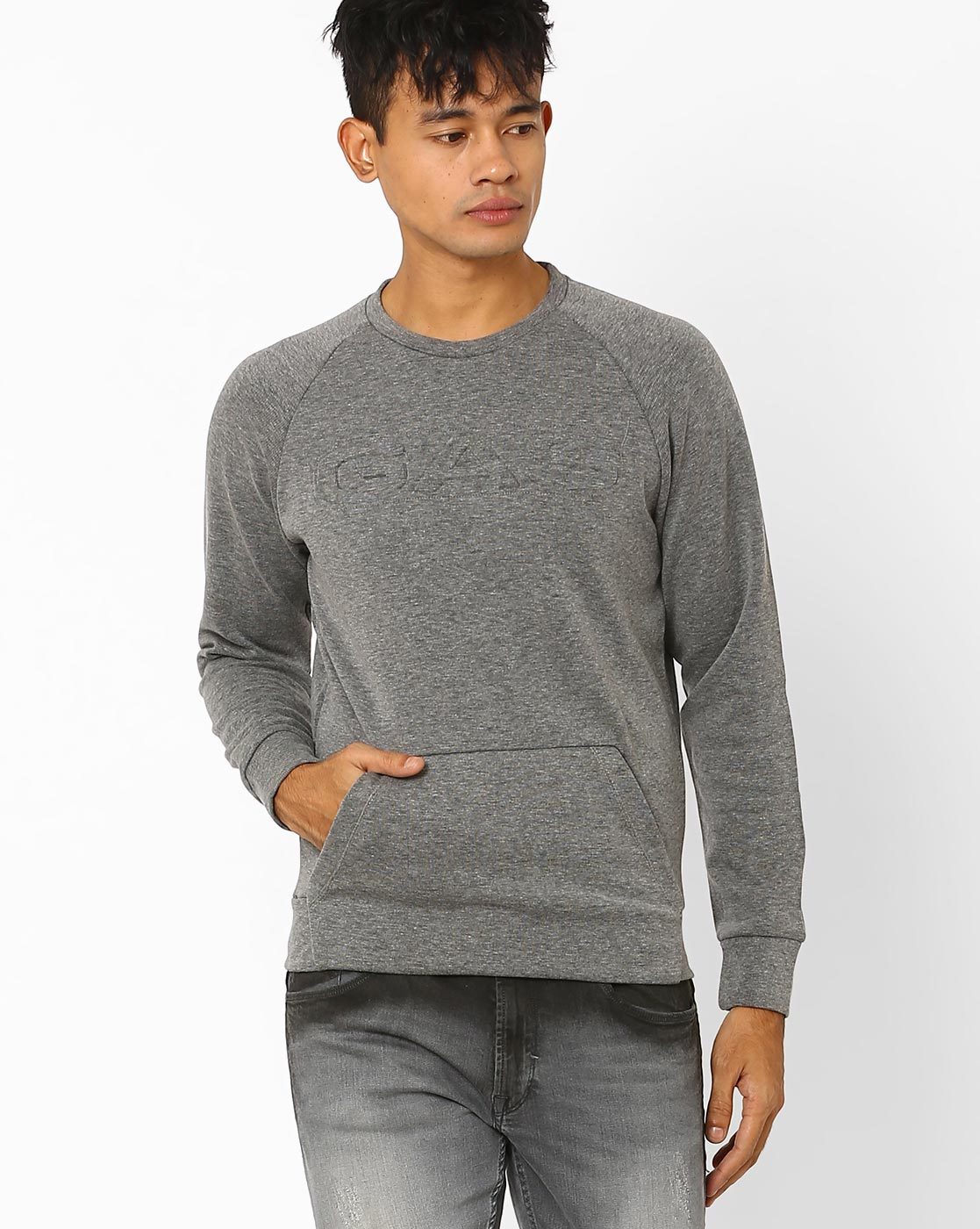 mens pale blue sweatshirt