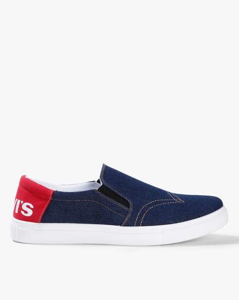 levi's shoes navy blue